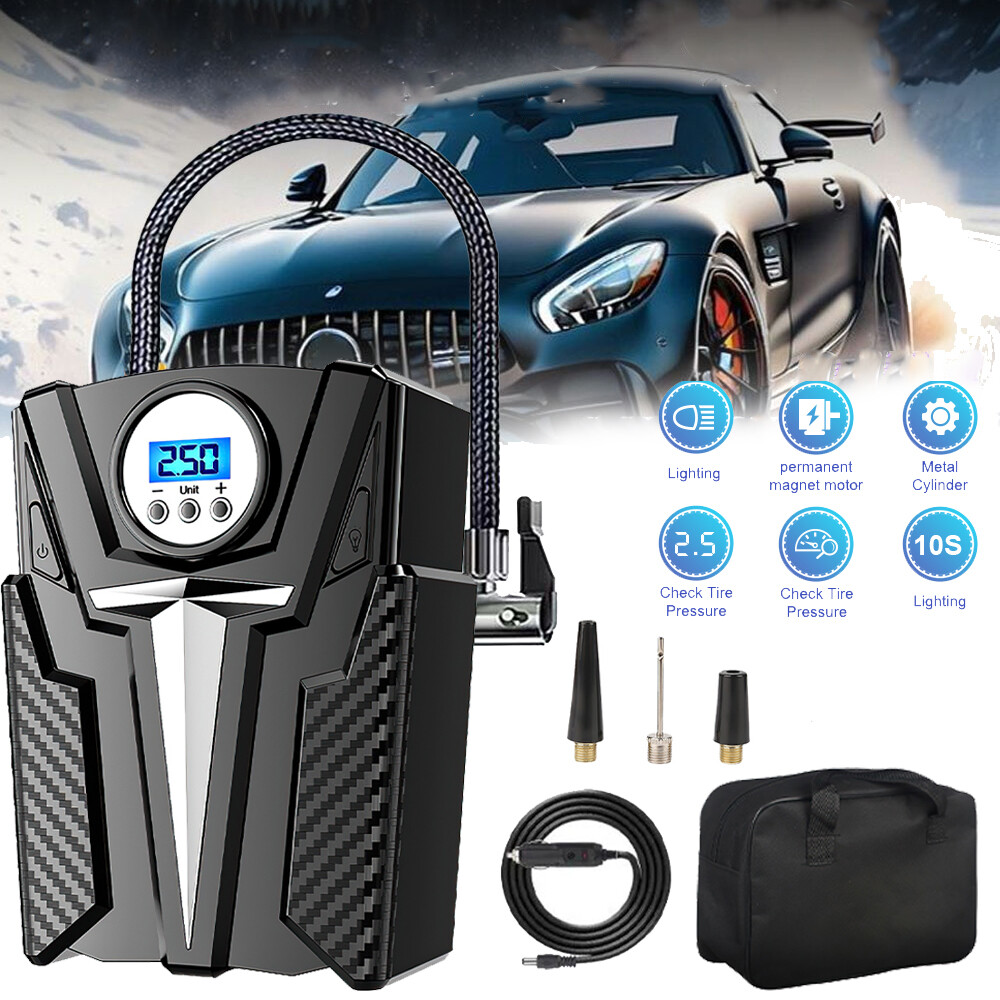 Tire Inflator Car Air Pump Compressor Electric Portable Auto 12V Volt 150 PSI