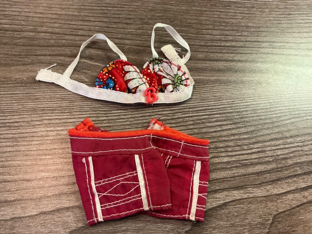 Mattel  Barbie Doll Clothes 2 Piece Swimsuit Bikini Set Lot # 16