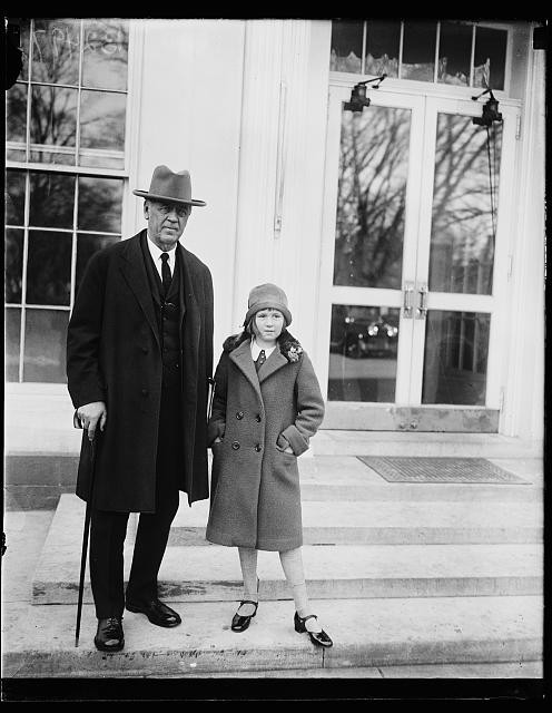 Photo:[John G. Sargent and girl. White House, Washington, D.C.]