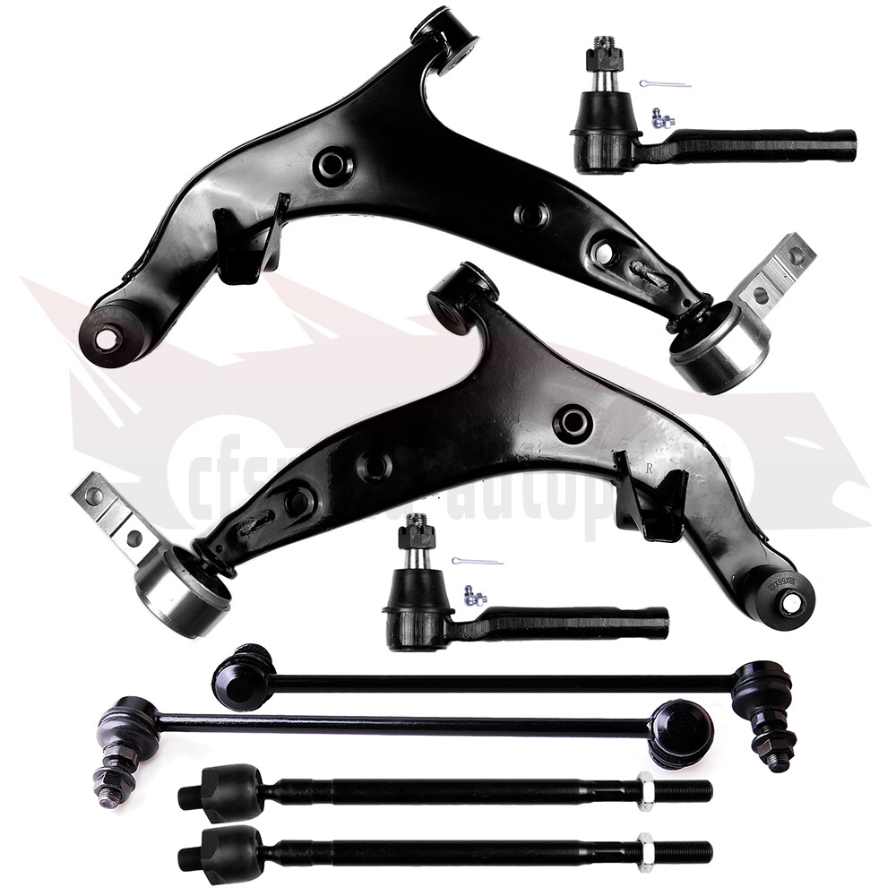 8PCS Front Control Arms & Sway Bars Kit for 2004-2009 Nissan Quest 3.5L V6