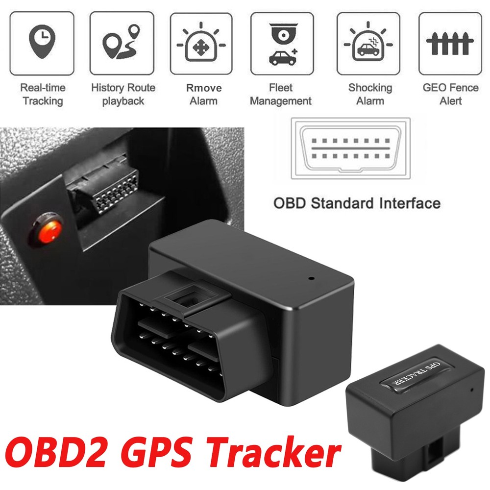 Real-Time OBD2 GPS Tracker for Vehicles Cars Trucks US Locator