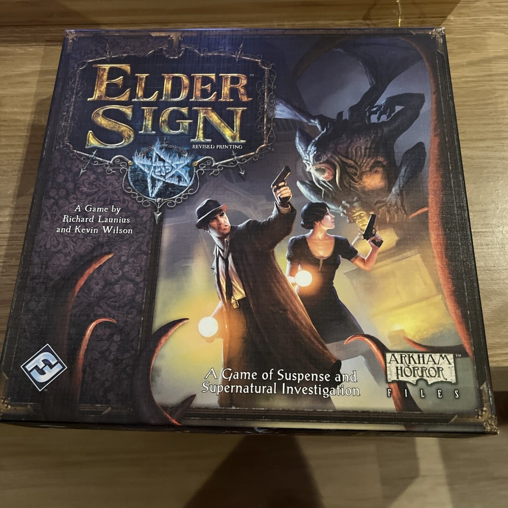 Elder Sign Board Game Revised Printing Fantasy Flight Games 2011 - Complete
