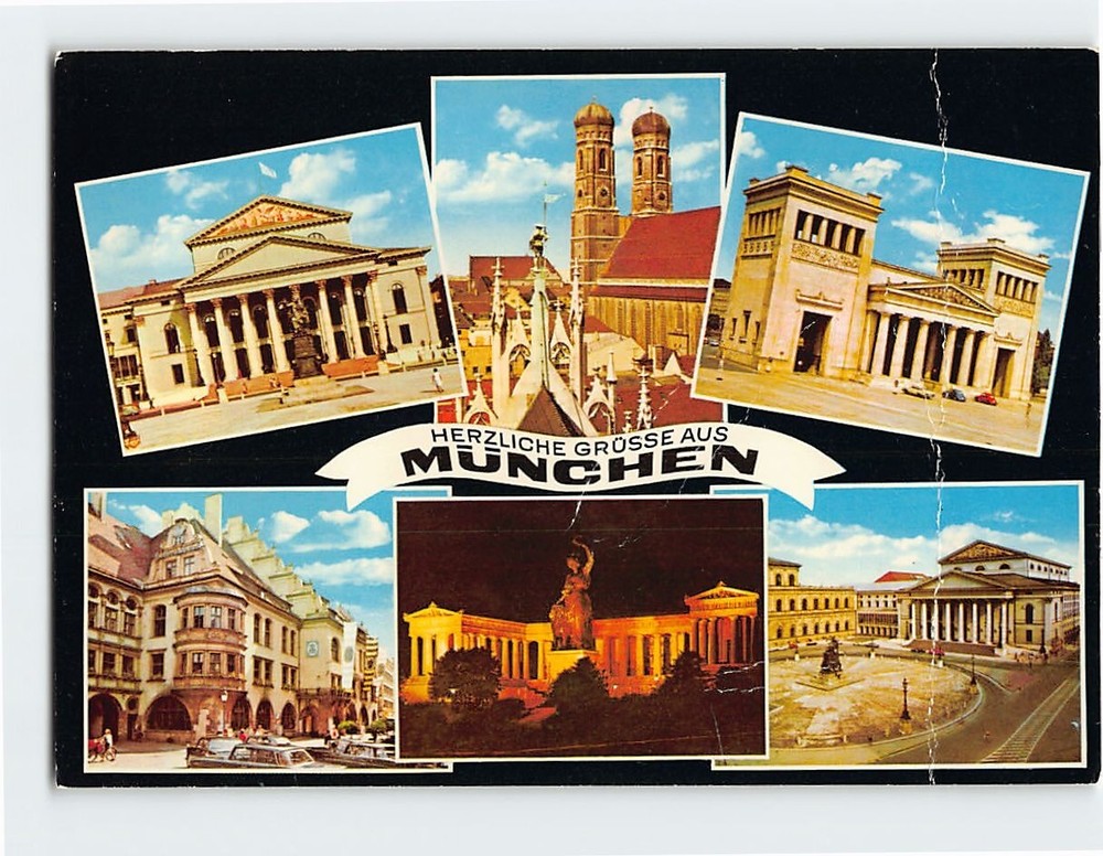 Postcard Scenes & Views Munich Germany