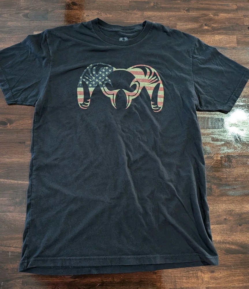 Kuiu Shirt Mens Graphic Hunting Crew Neck Short Sleeve Tee Casual Cotton Large