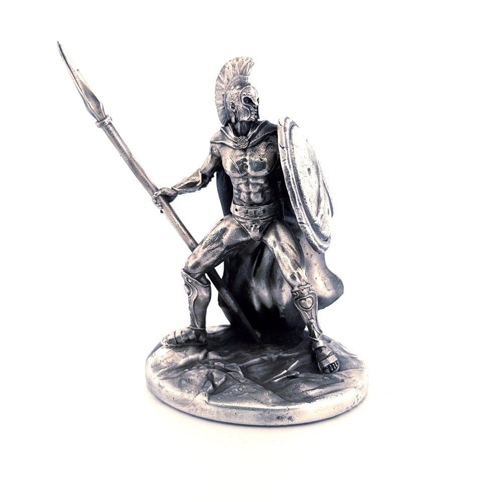 Spartan V1 1 oz Gold Spartan 999+ Pure Silver Statue – Luxury Collectible Gift
