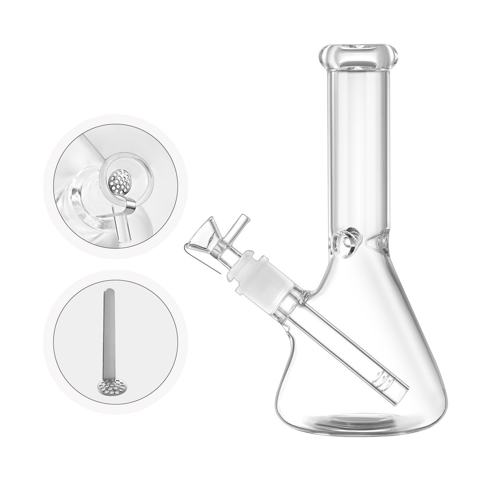 9 Inch Heavy Duty Glass Bong Beaker Base with 14mm Bowl for Smoking