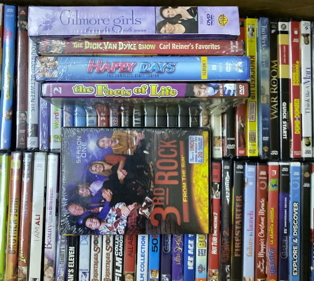 76 Brand New Sealed DVD & DVD Blu-Ray Mixed Genre Comedy Christmas & TV Series