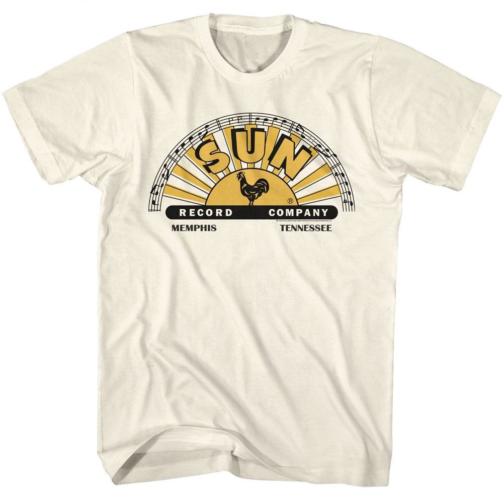 Sun Records Logo With Offset Color Music Shirt