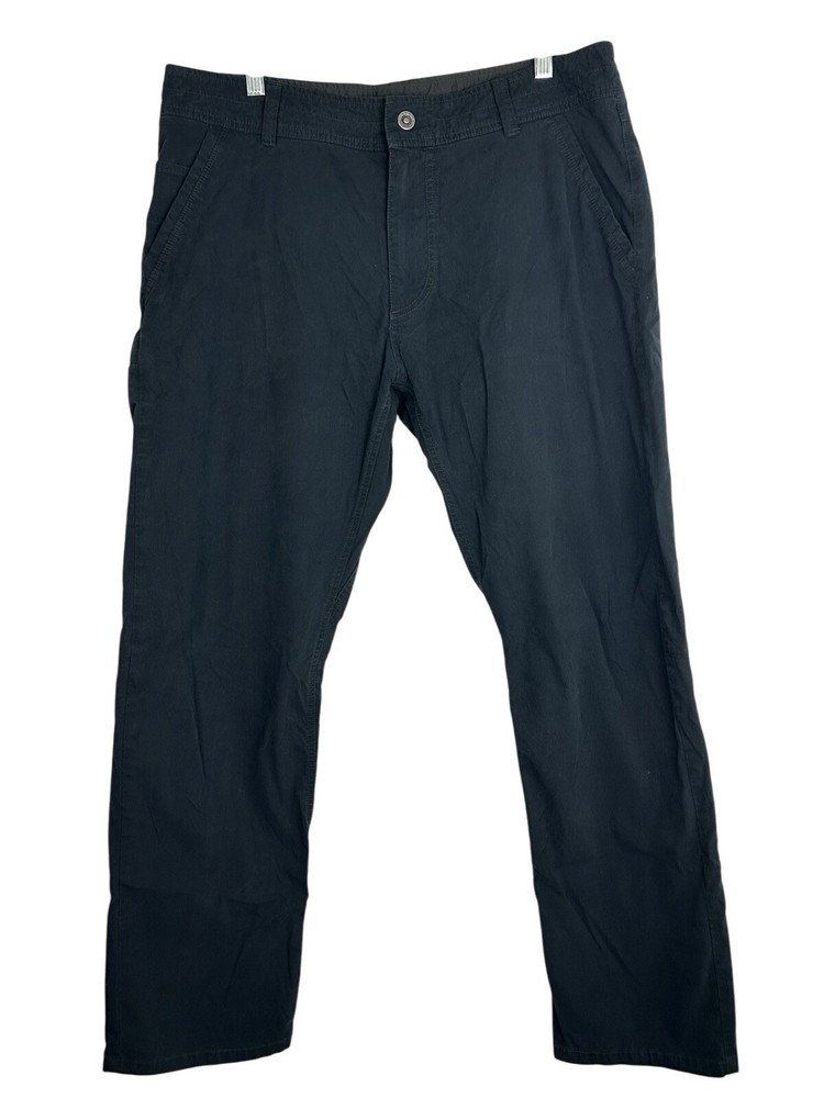 Kuhl Slax Men's 38x32 Straight Chino Hiking Pants in Blue