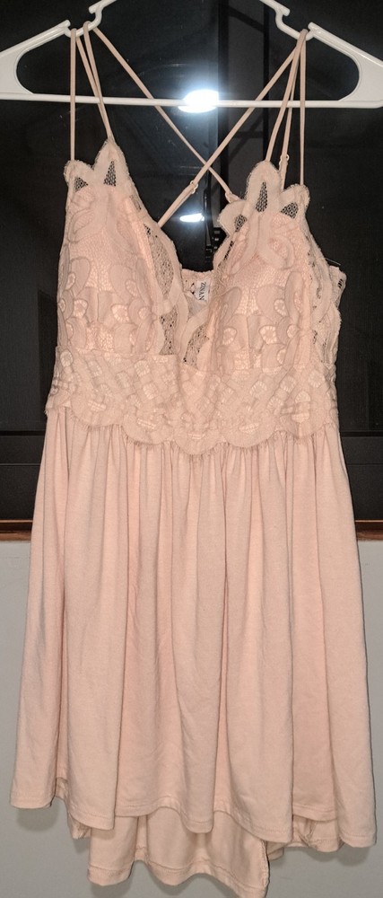 Zenana Peach Lace Tank Top-SZ 2X