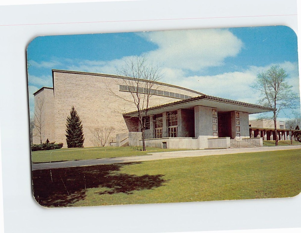 Postcard O'Laughlin Auditorium Saint Mary's College Notre Dame Indiana USA