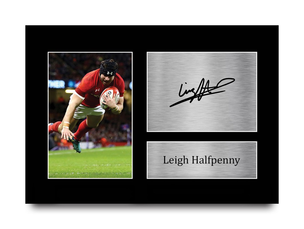 Leigh Halfpenny Signed Printed Autograph A4 Photo Wall Art Gift For a Rugby Fan
