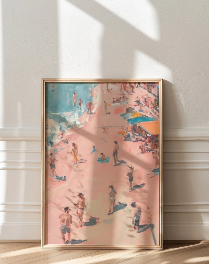 Trendy Wall Decor, Costal Art Prints, Beach Decor, Summer Home Decor