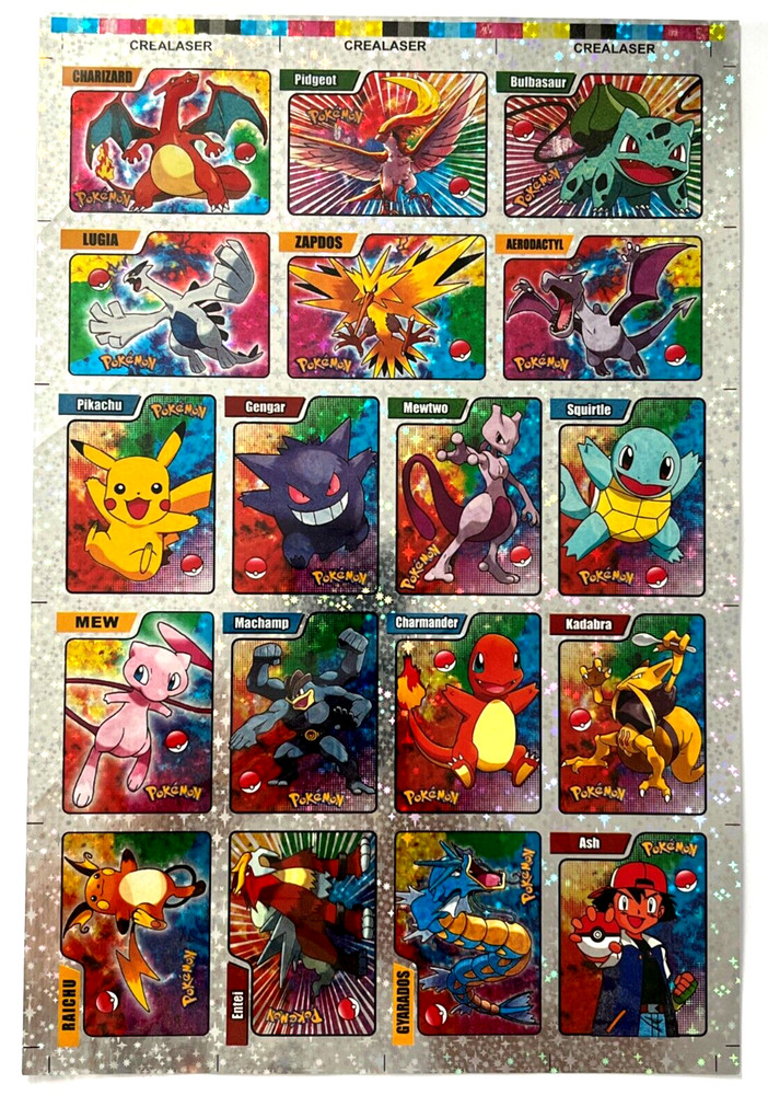 2023 POKEMON UNCUT SHEET Latest Evolution 1 Peru Gengar Mew Edition Foil Rare!
