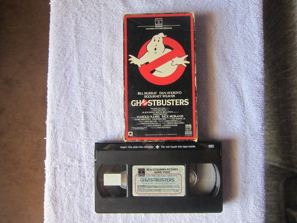 Ghostbusters VHS 1985 Red Frame Box Columbia Pictures 60413
