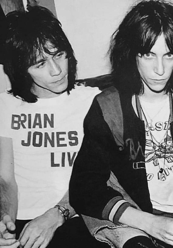 Brian Jones Lives Tee - Patti Smith Group and Worn by Ivan - Unisex Vintage T-Shirt