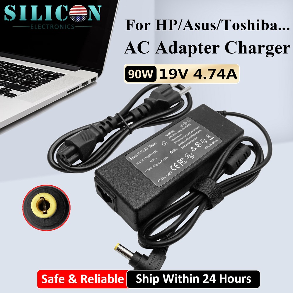 90W Power Adapter Charger for Asus N56V N56VZ N56VM N61D N61DA Laptop