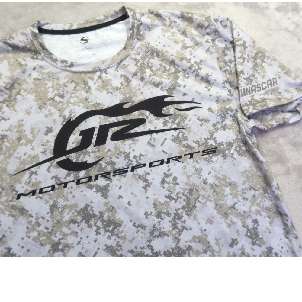 JR Motorsports NASCAR Men's L Digital Camo Performance T-Shirt Earnhardt Jr.