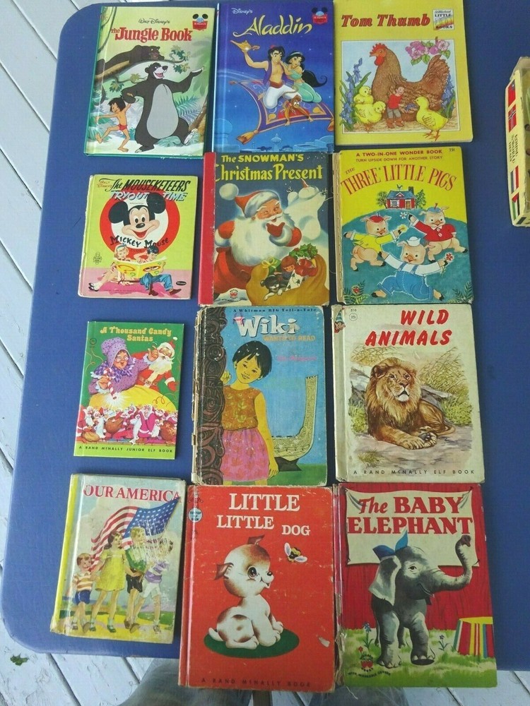 12 Illustrated Old Children Books