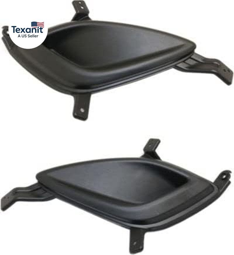 Fog Light Cover SET Compatible with Hyundai Elantra 2011-2013 Front, Driver and