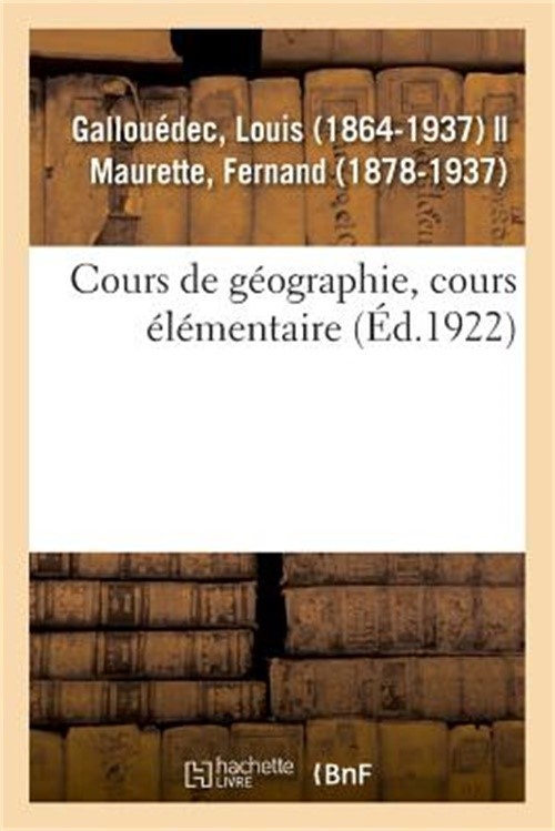 Cours de G�ographie, R�dig� Conform�ment Aux Programmes de l'Enseignement Primai