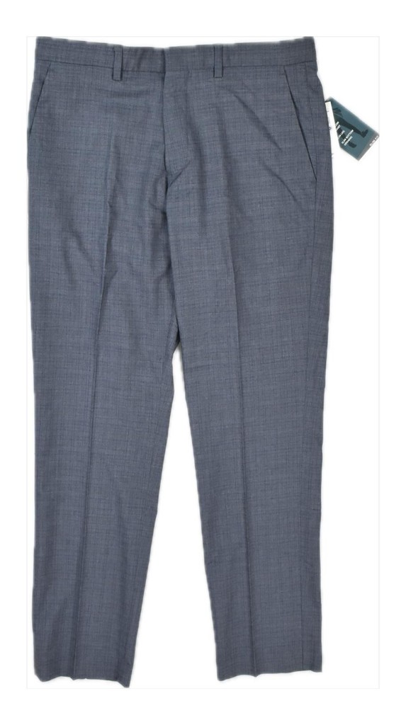 Perry Ellis Men's Slim-Fit Flat Front Dress Pants Size 38 X 32 New $95  5RFB0141