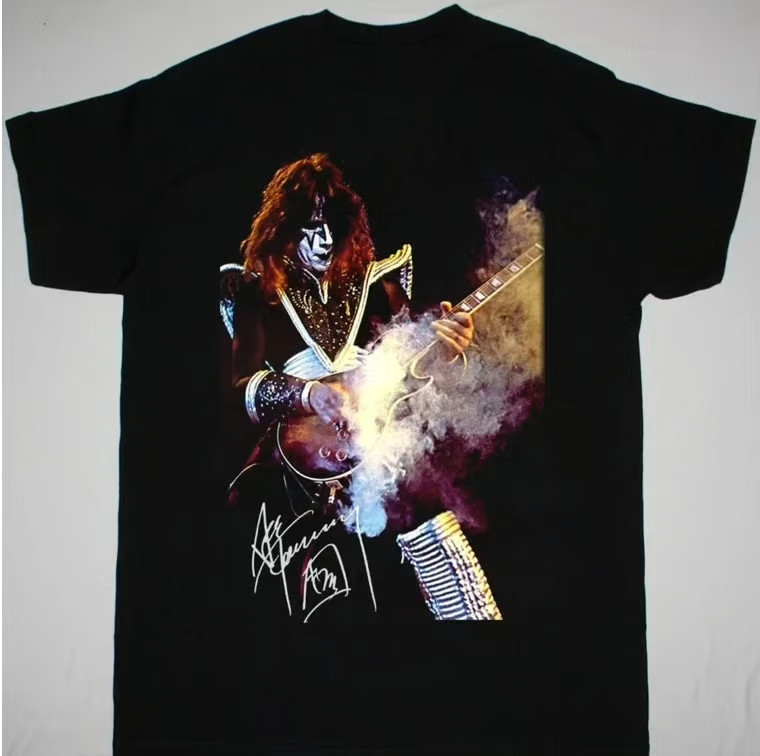 New Arrival Ace Frehley T-Shirt Rock Legend Gift For Fans Unisex Black All Sizes