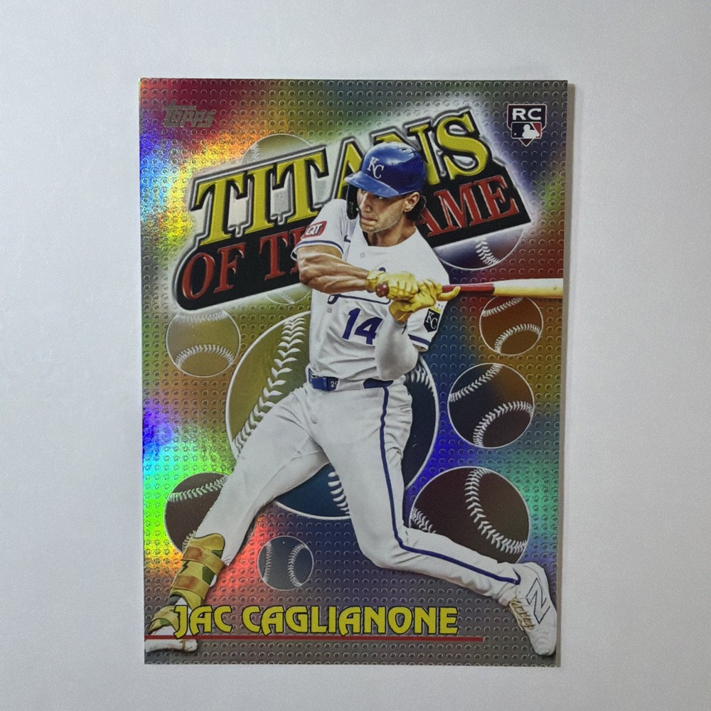 2026 Topps Series 1 Jac Caglianone Titans of the Game Insert RC #TOG-12 - Royals