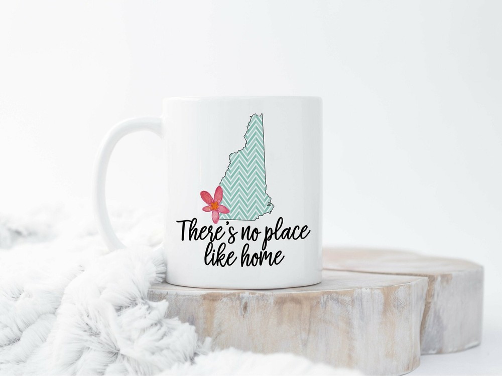 Custom Home State Mug Custom New Hampshire Mug New Hampshire Mugs Custom State