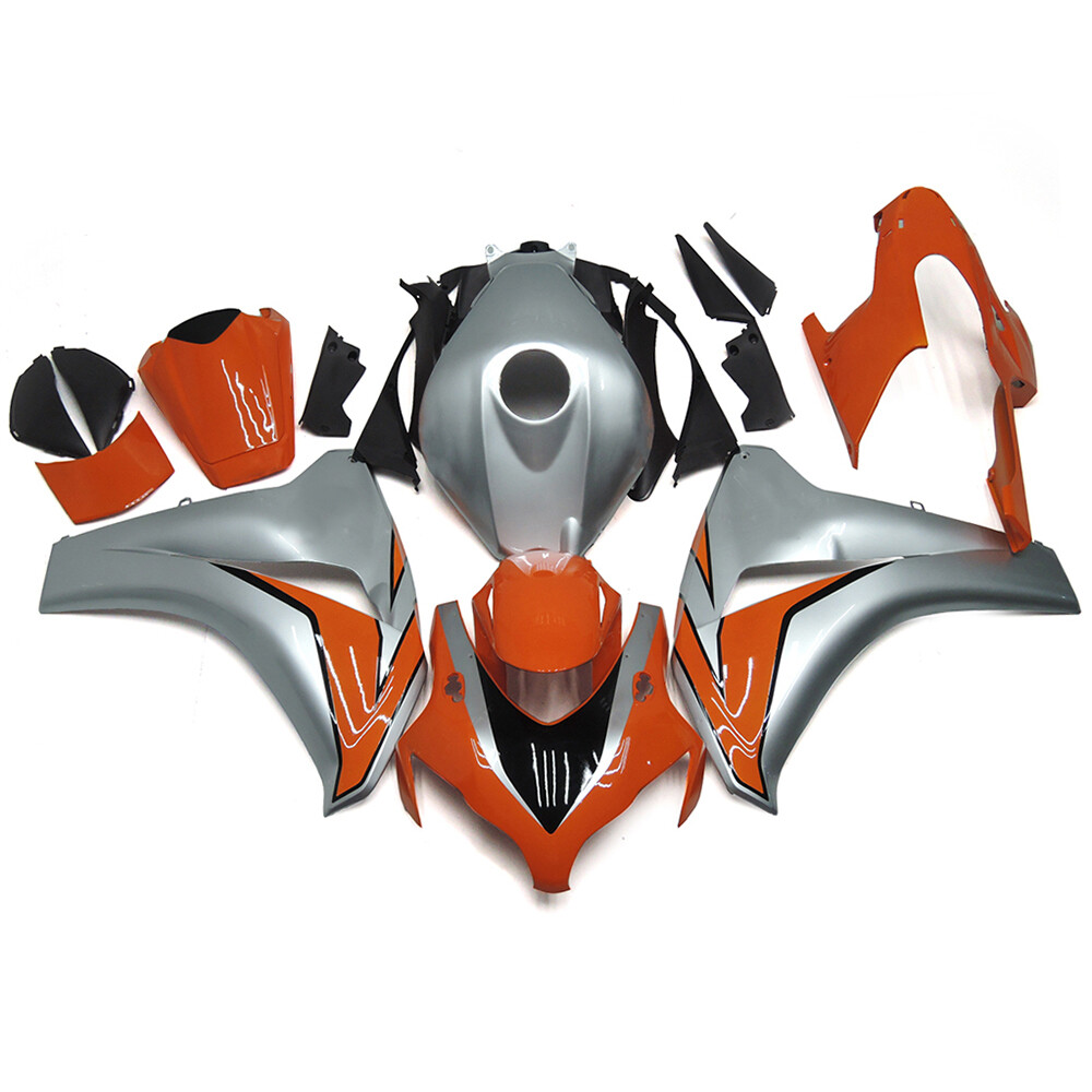 Orange Silver Bodywork for Honda CBR1000RR 2008 2009 2010 2011 08-11 Fairings