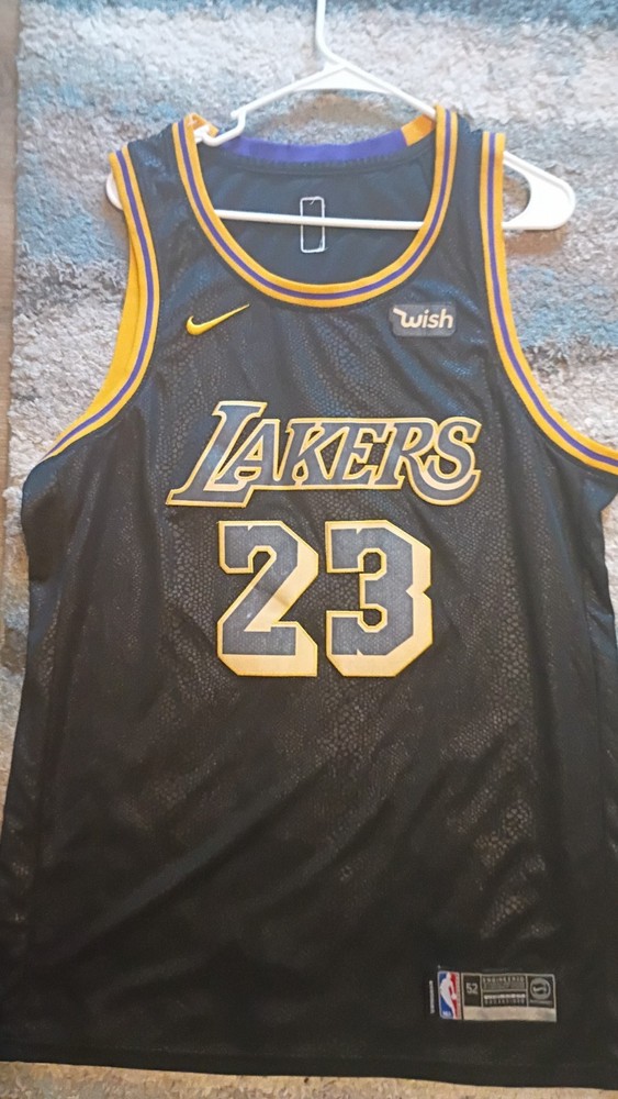 Los Angeles Lakers LeBron James Nike Black Mamba City Edition Swingman Jersey 👑