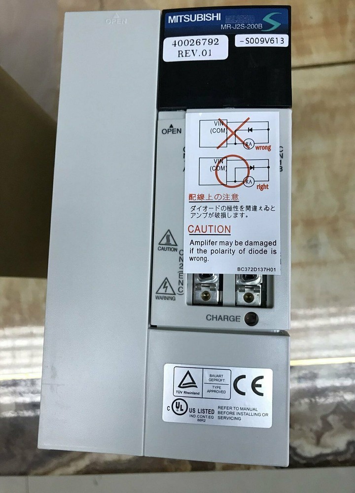 1PC USED MR-J2S-200B-S009V613 servo drive tested in good condition #A6-37