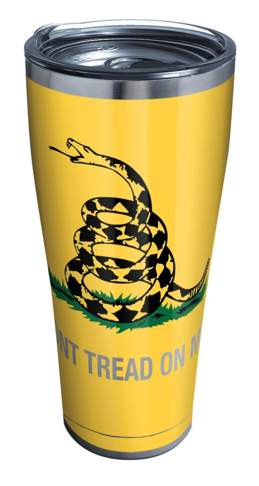 Vaso aislado de triple pared Gadsden Flag Don't Tread On Me taza de viaje Kee...