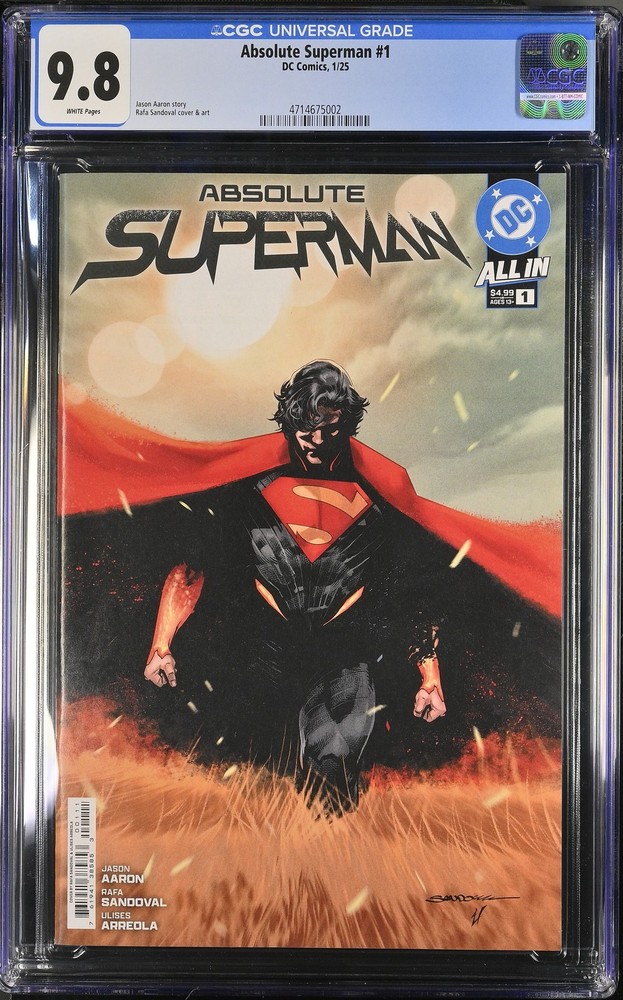Absolute Superman 1 CGC 9.8 First Print