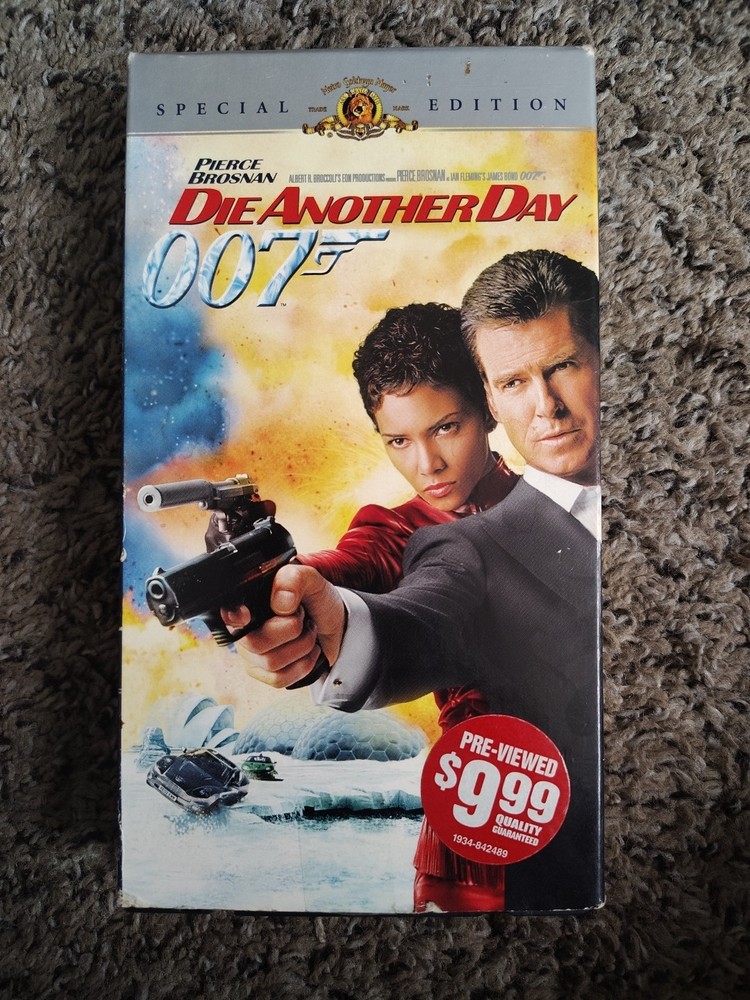 Die Another Day Special Edition (VHS, 2003) MGM James Bond Blockbuster Purchase
