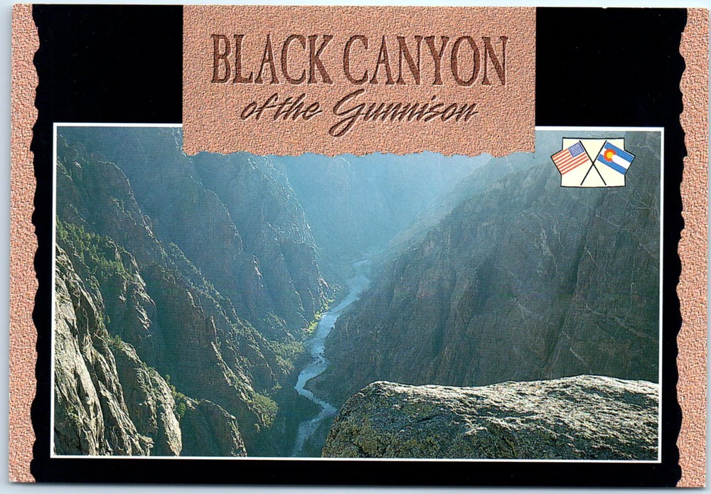 Postcard - Black Canyon Of The Gunnison National Monument - Colorado