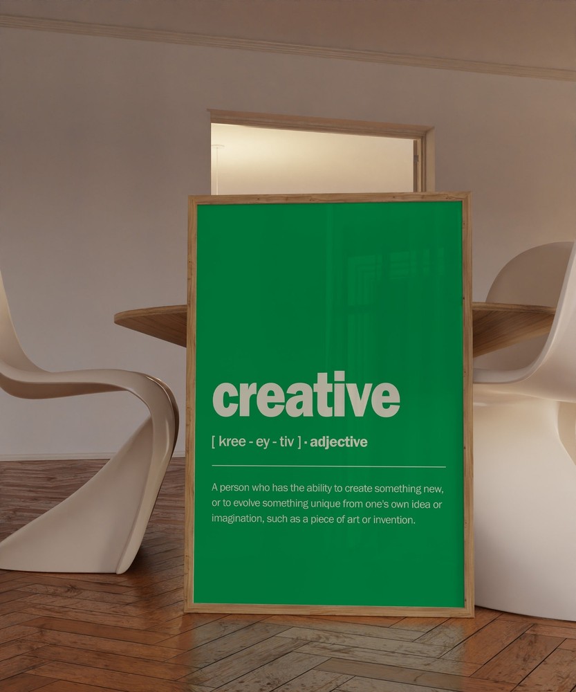 Creative Definition Art Dictionary Art Creativity Poster Creativity Quote Retro