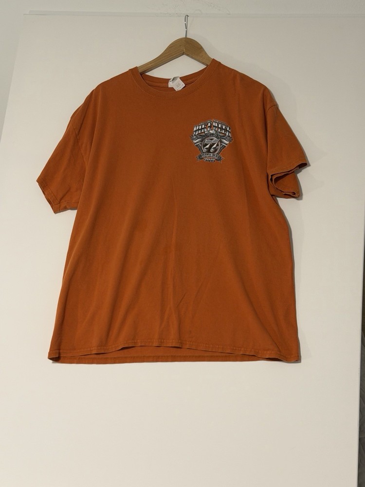 Men's XL Orange Bike Week Daytona Beach Florida 2018 Eagle Graphic T-Shirt