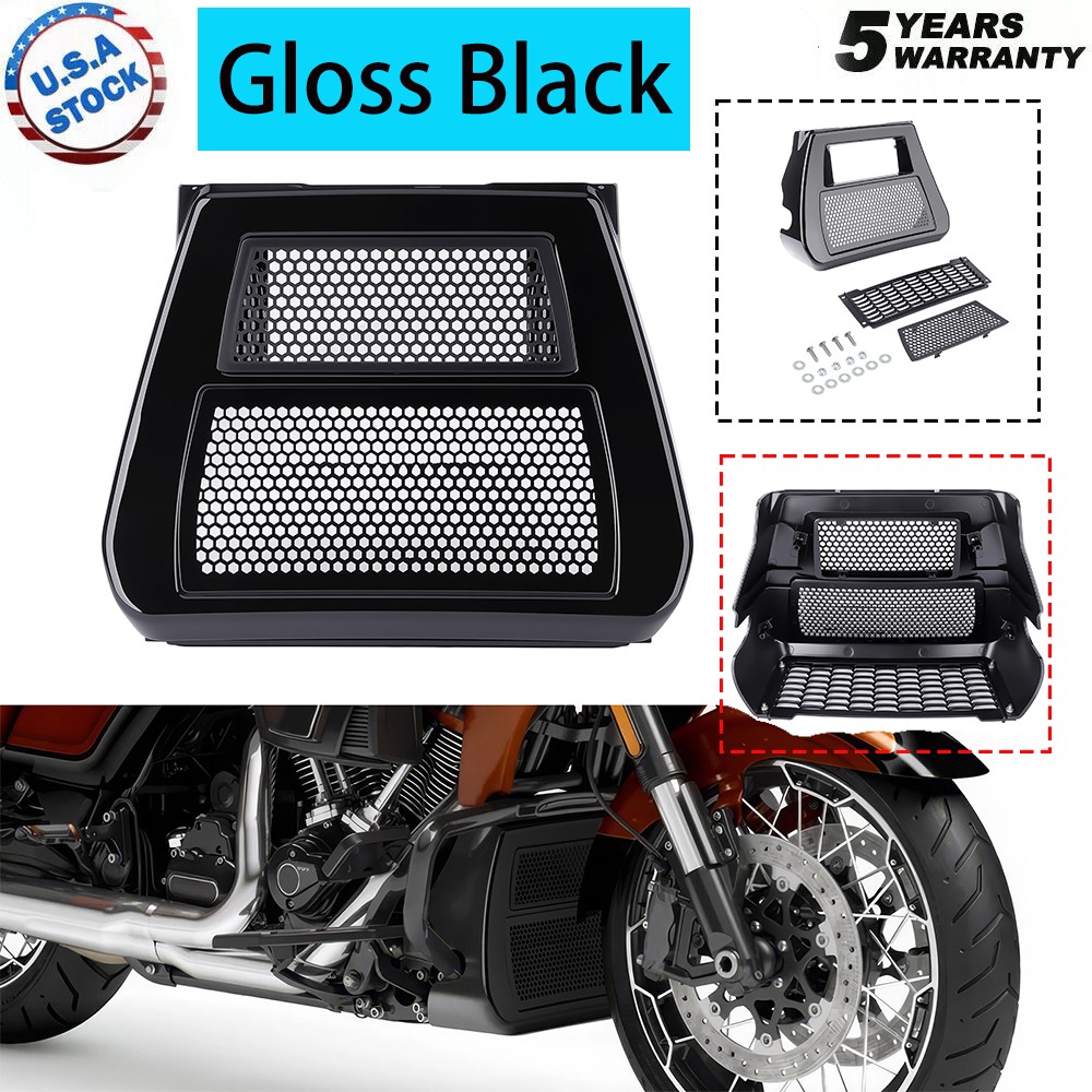 Front Spoilers Radiator Chin Cover For Harley CVO Road Glide ST FLTRXSTSE 2024