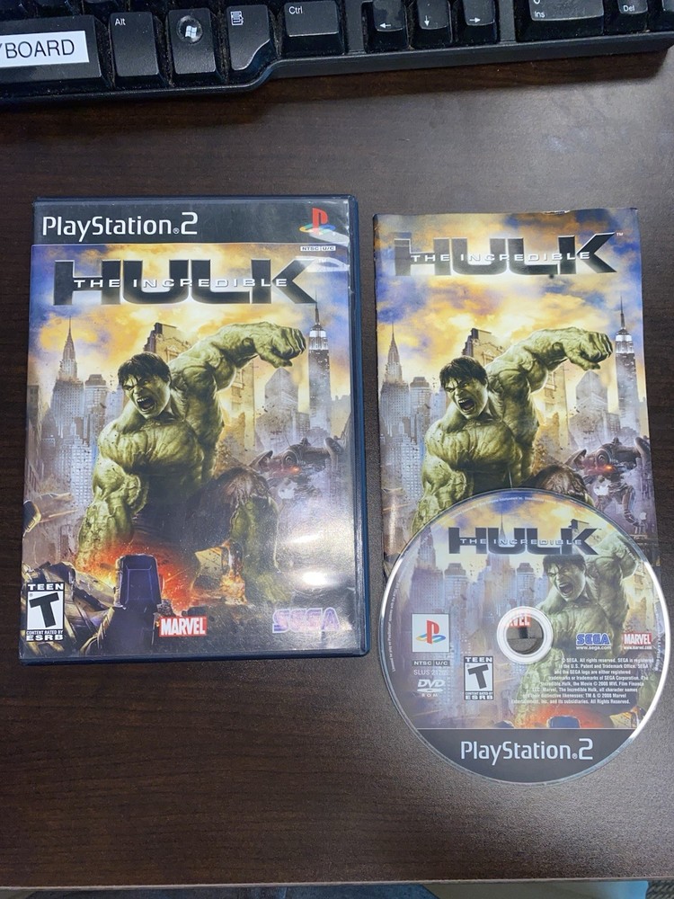 The Incredible Hulk (Playstation 2, PS2) - Complete & Tested - Ships Fast