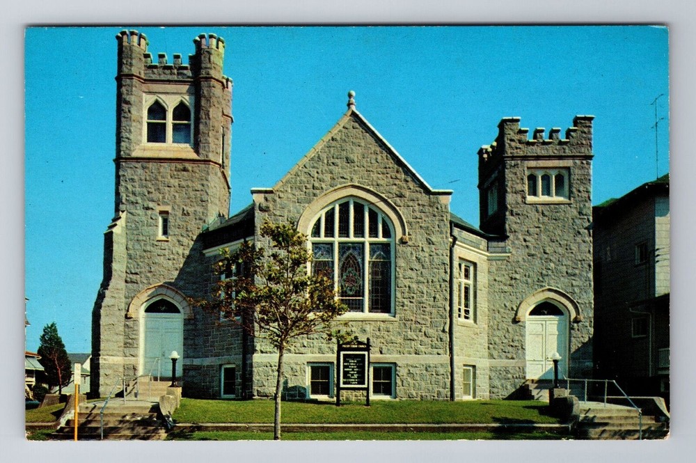 Ocean City NJ-New Jersey, First Presbyterian Church, Antique Vintage Postcard