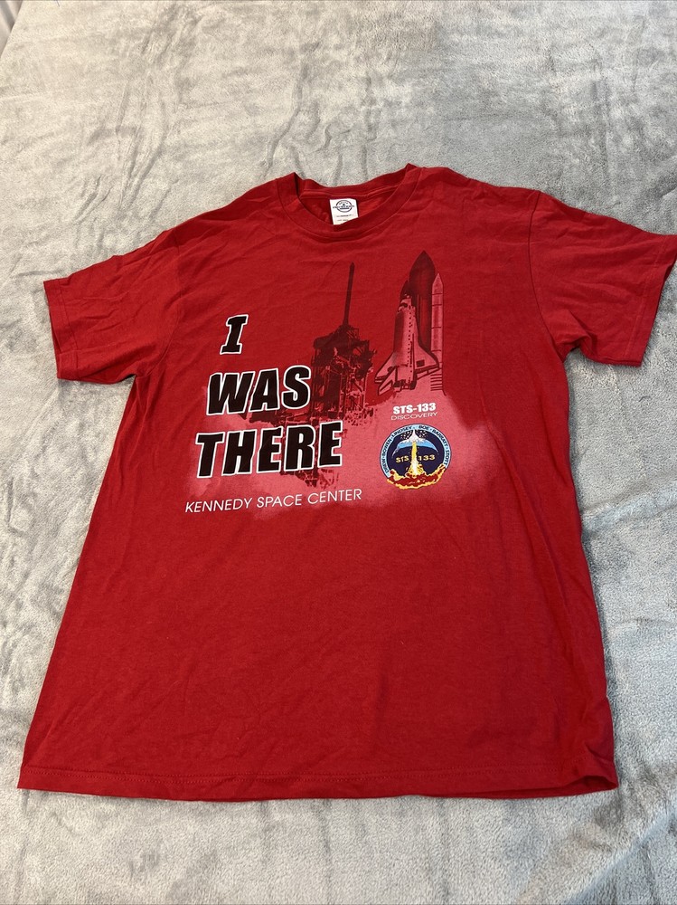 Kennedy Space Center T-Shirt Size M Endeavour STS-133 I Was There Space Shuttle