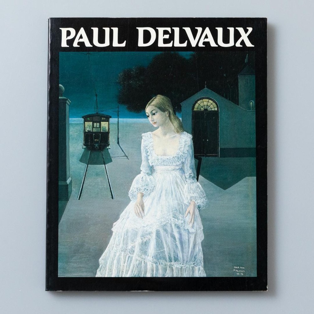 Paul Delvaux Exhibition Catalog Art Book, , Rare, 24h Ship