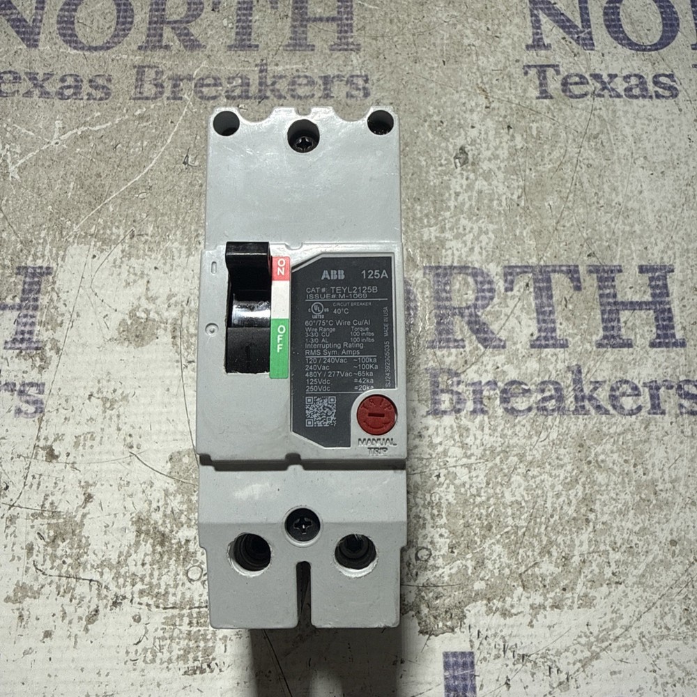 Teyl2125B Abb Ge New Take Outs (8Available) 2P 125A Free Shipping
