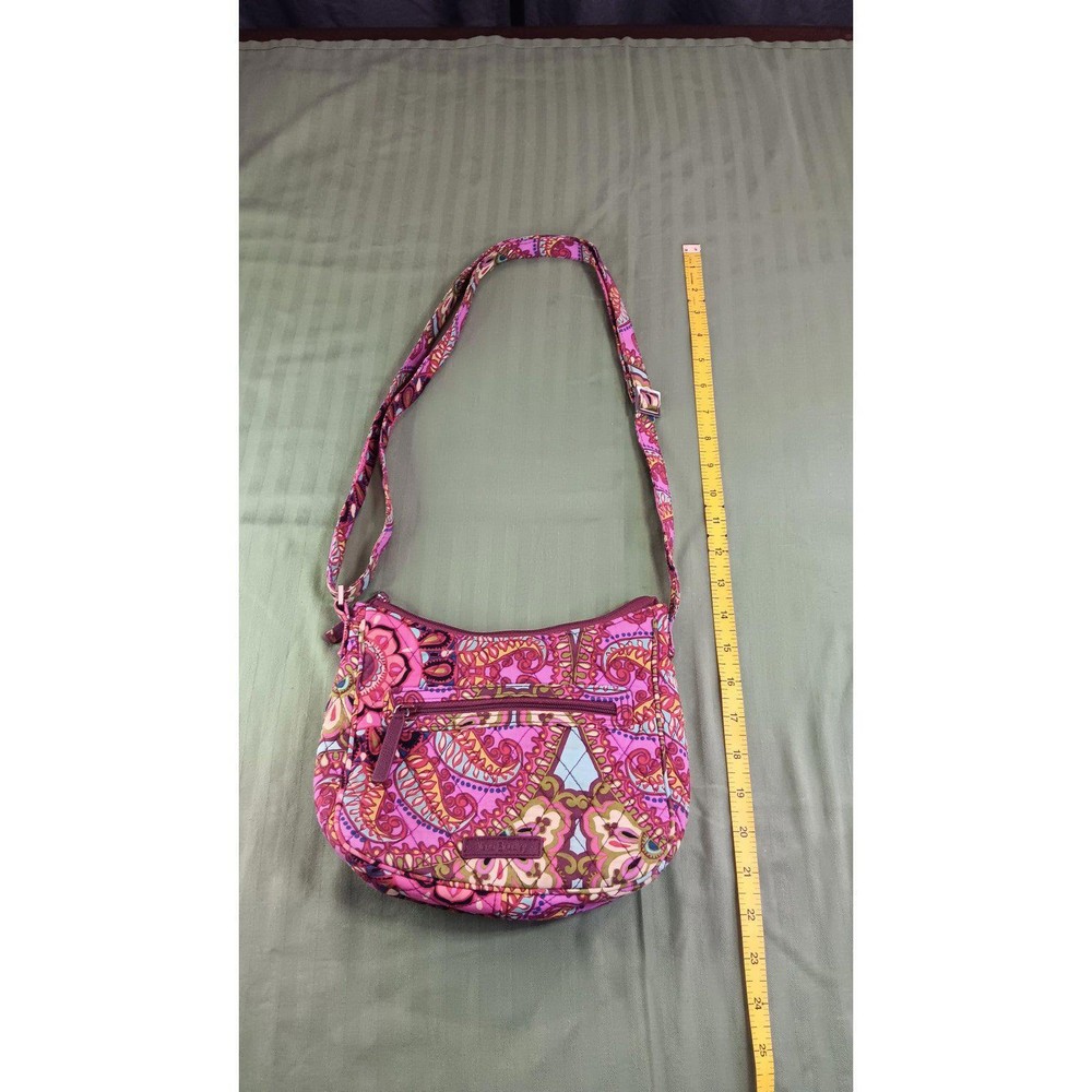 Vera Bradley Signature Hipster Hobo Bag with Vibrant Floral Design