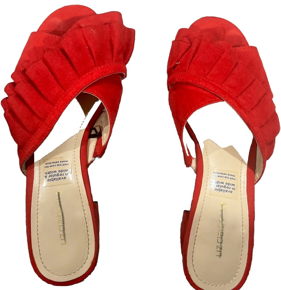 Liz Claiborne Red Suede Slide 2