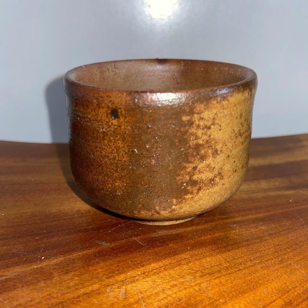 Bizen Ware Sake Cup Koraku Kiln Horikawa Nanzan No.11 Handmade