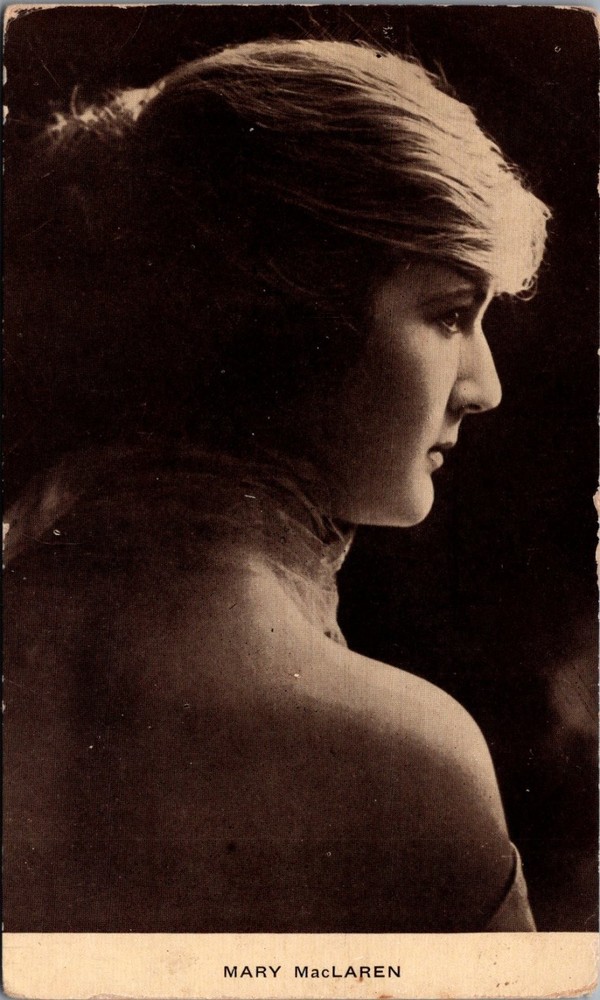 Mary Maclaren Real Photo Postcard RPPC Portrait Kraus Mfg Co NY Actress