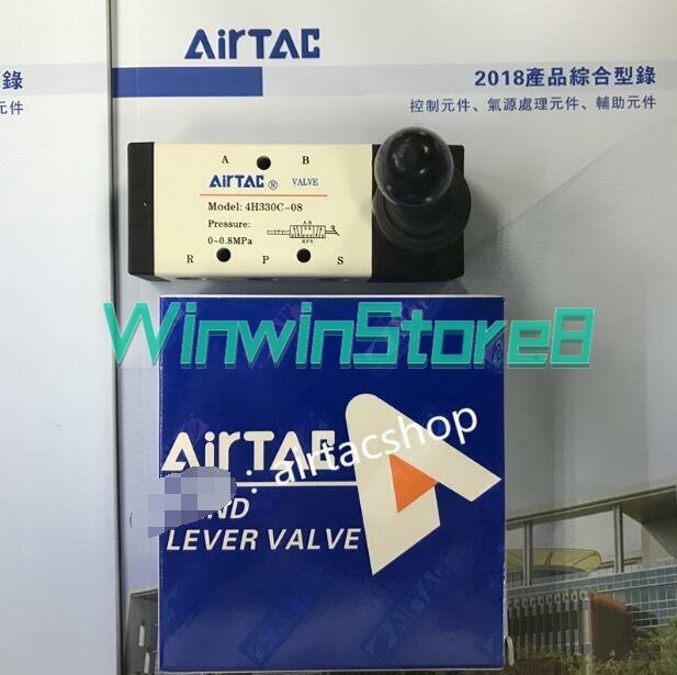 1PCS NEW FOR AirTAC 4H330C08 4H330C-08 Hand Lever Valve