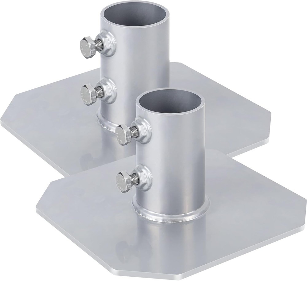 2 Pack Stationary Dock Bottom Pad,Stationary Base Plate,Floating Dock...